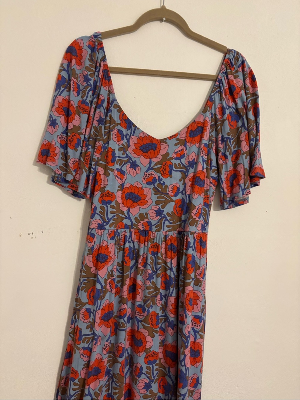 Boden Floral Jersey Maxi Dress